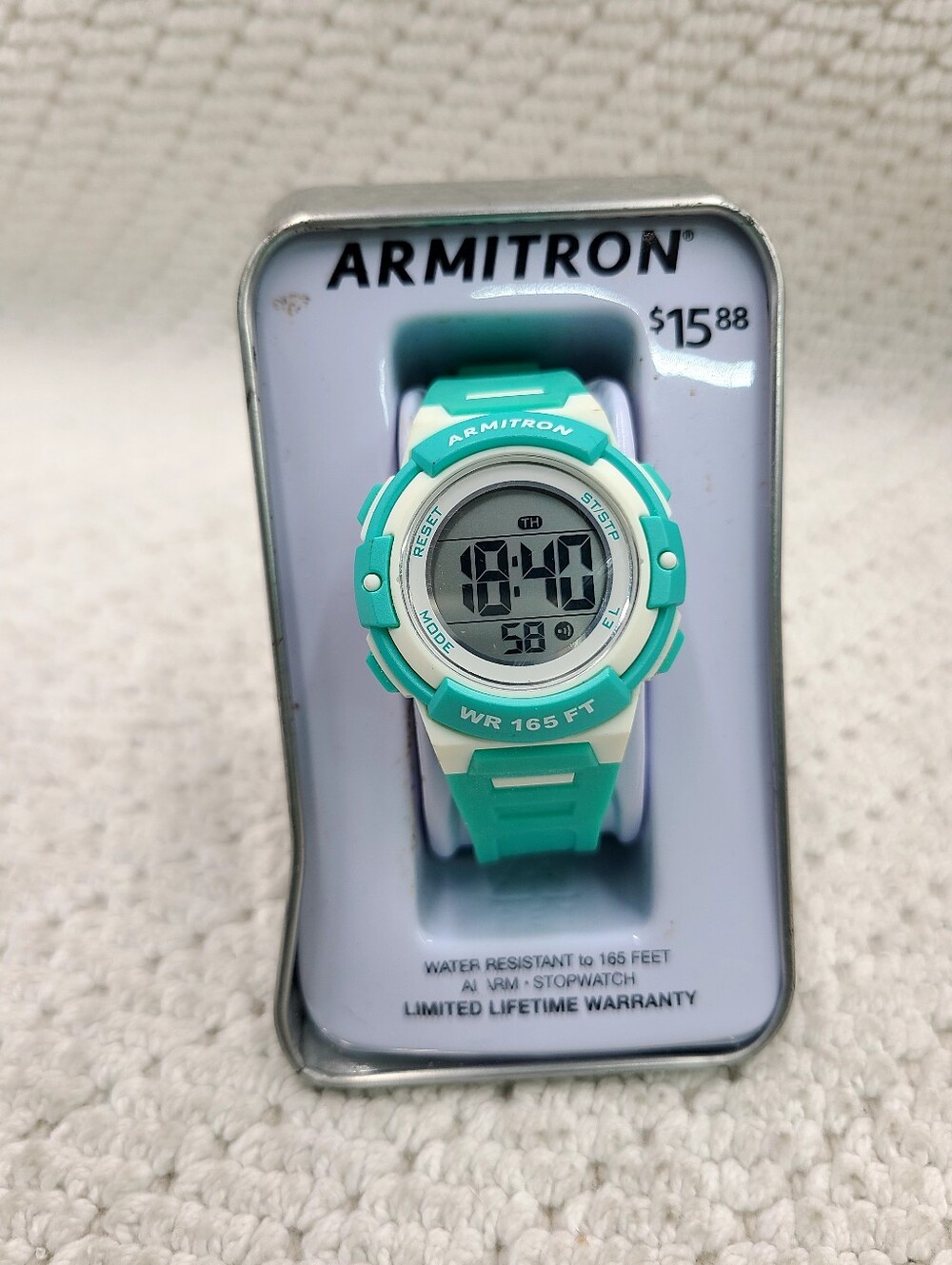 Armitron Teal and White Digital Sport Watch